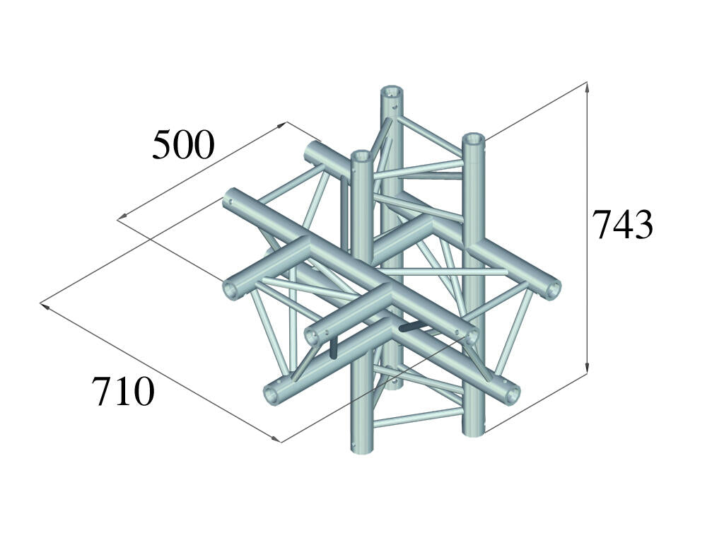 ALUTRUSS TRILOCK 6082AT-51 Pezzo a 5 vie /