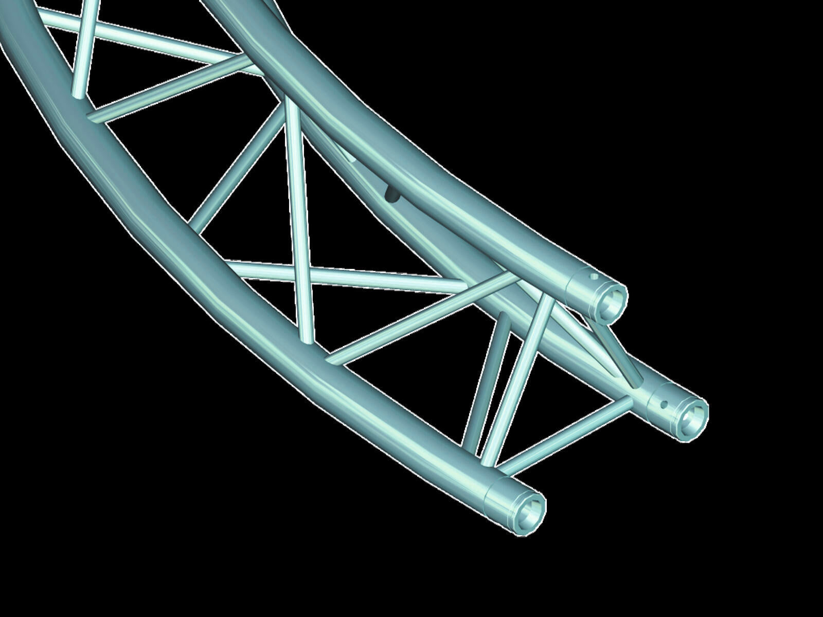 ALUTRUSS TRILOCK 6082 Elemento circolare 2m int. 90° /\