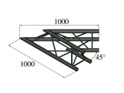 ALUTRUSS TRILOCK S-PAC 19 2-way 45° corner black