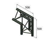 ALUTRUSS TRILOCK S-PAC 24 2-way 90° corner /\ black