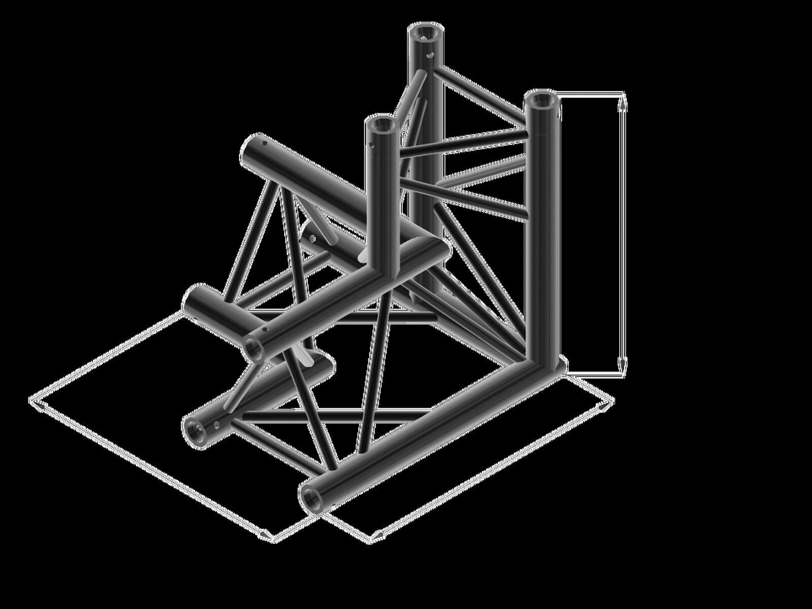 ALUTRUSS TRILOCK S-PAL-33 Angolo a 3 vie / destro