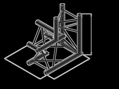 ALUTRUSS TRILOCK S-PAL-33 Angolo a 3 vie / destro
