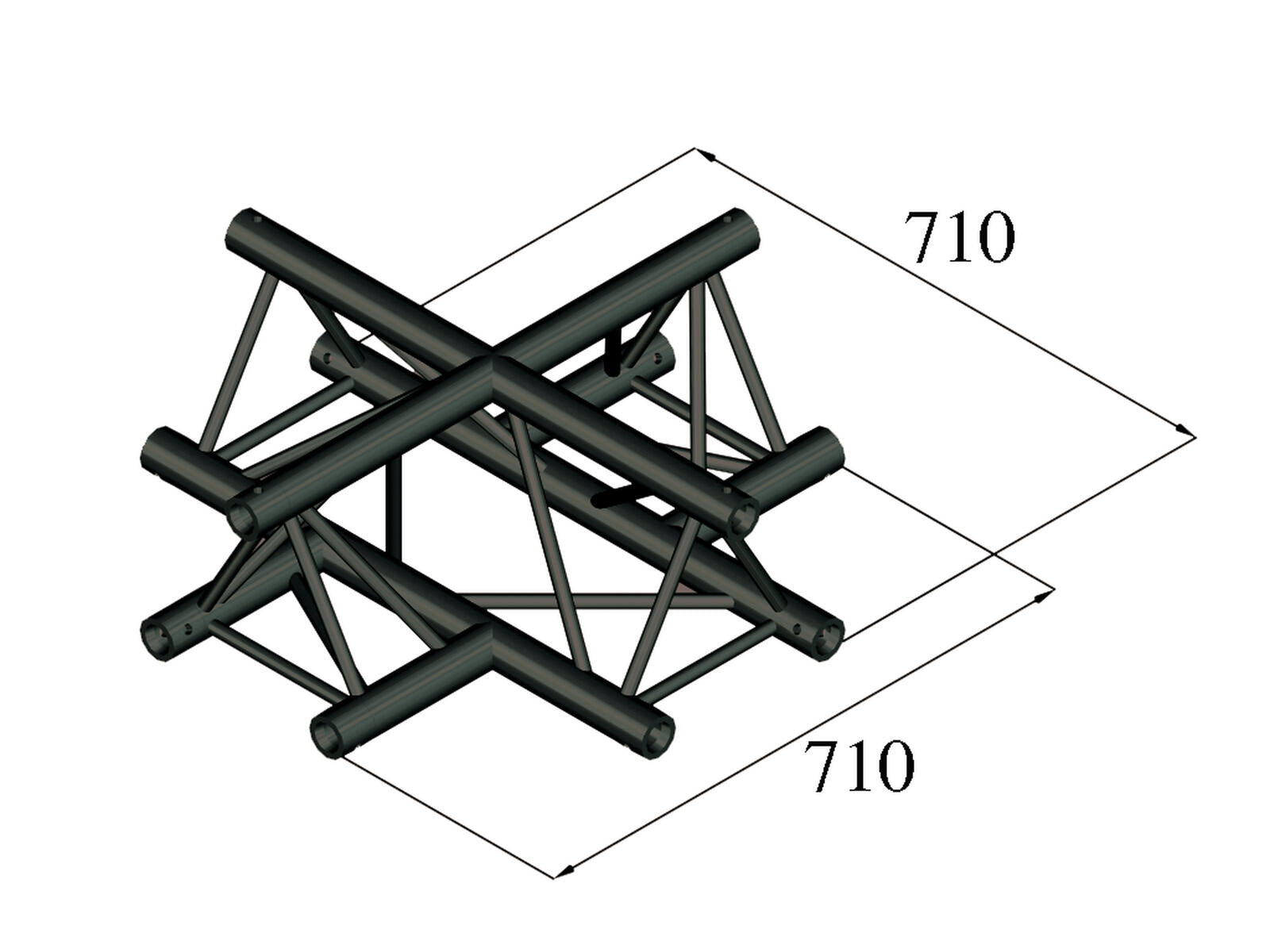ALUTRUSS TRILOCK S-PAC-41 Croce a 4 vie