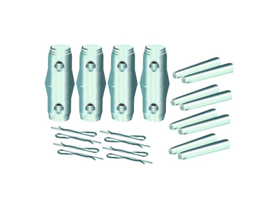 ALUTRUSS QUADLOCK set connettore cono/perno/coppiglia