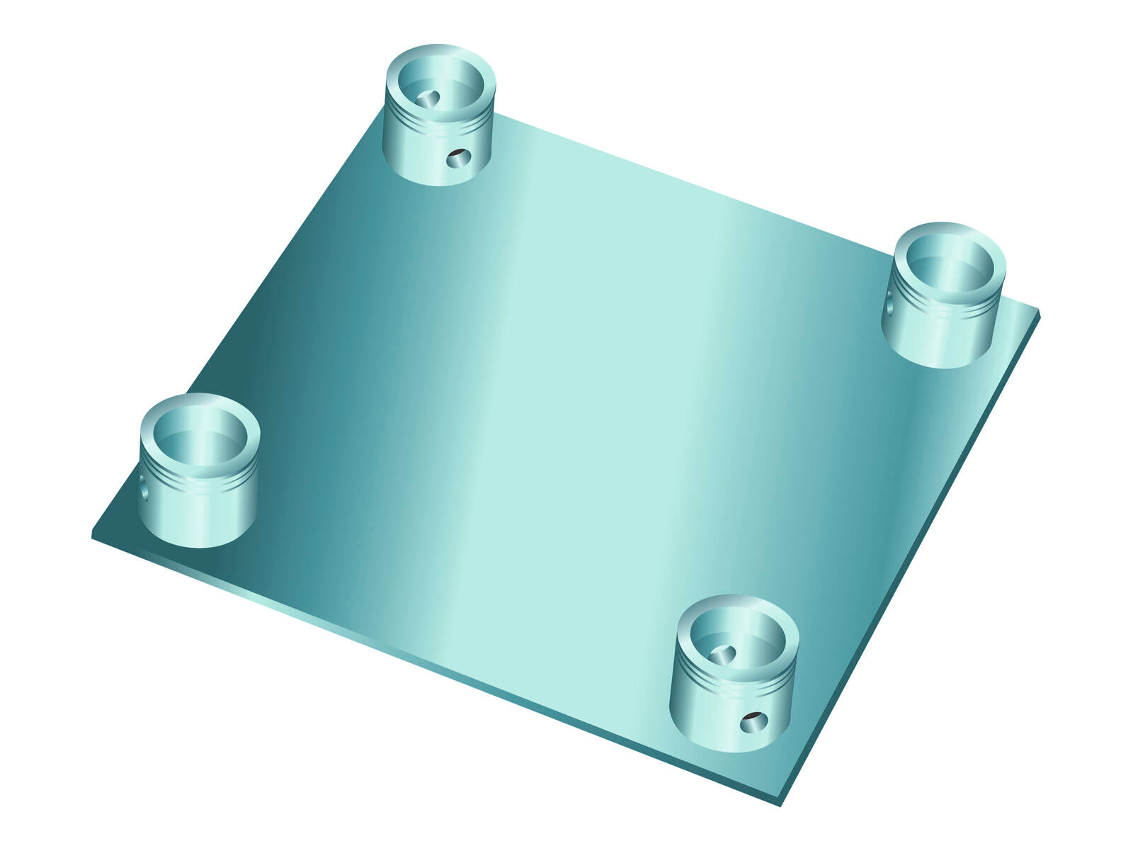 ALUTRUSS QUADLOCK Piastra terminale QQGP