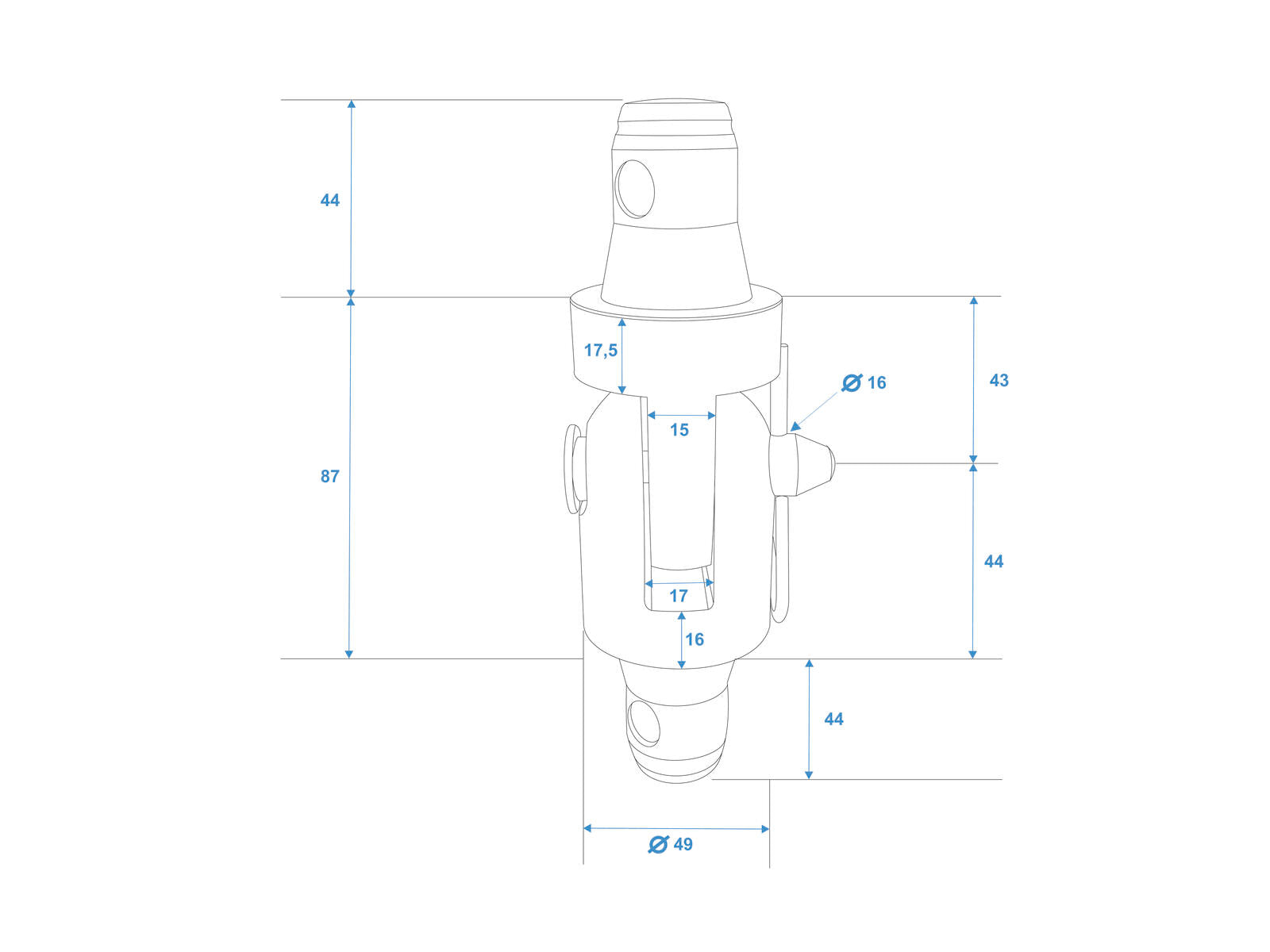 ALUTRUSS Tower Hinge