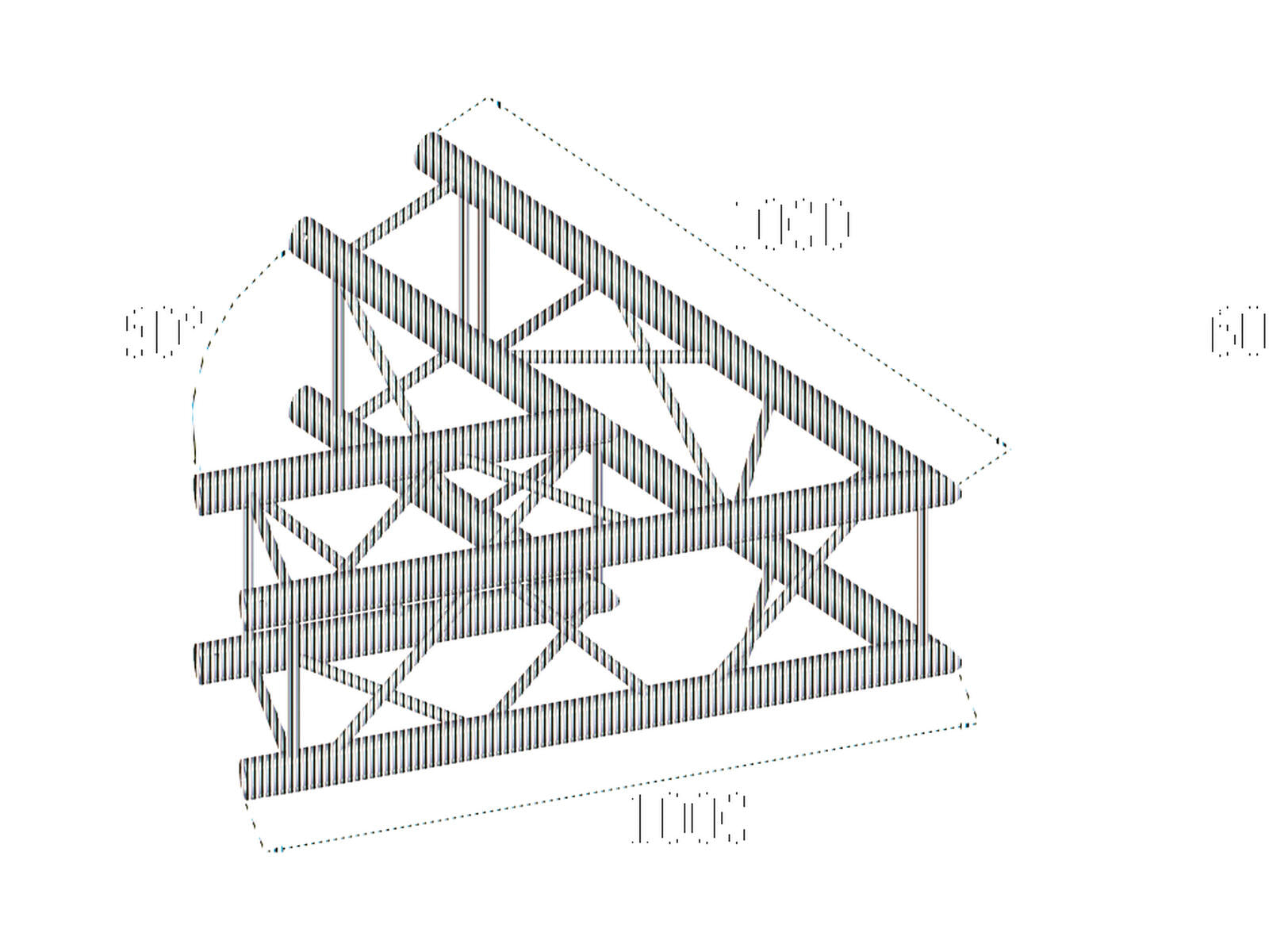 ALUTRUSS QUADLOCK 6082C-20 2-way 60° Angle