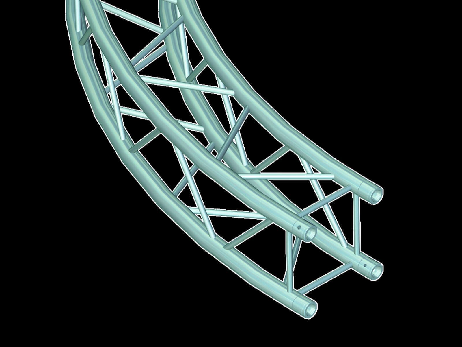 ALUTRUSS QUADLOCK 6082 Element for Circle 3m in.90°