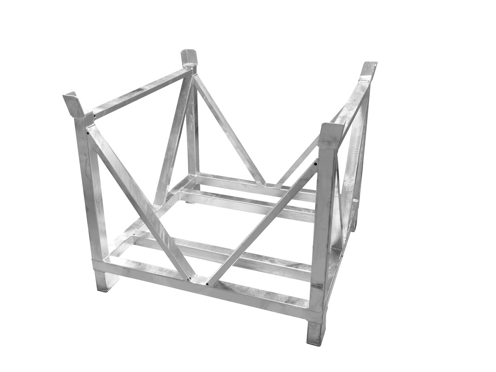 ALUTRUSS Dolly per Piastre di Base in Acciaio Quadrate 80x80
