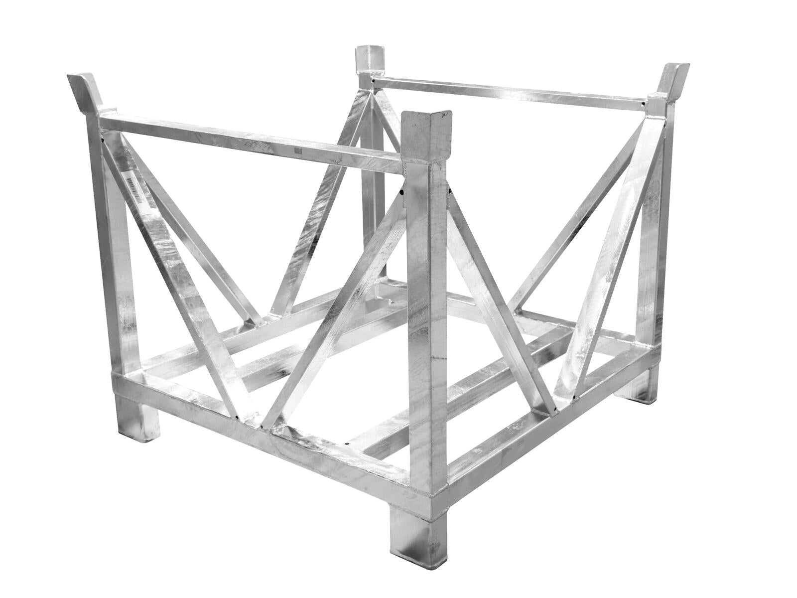 ALUTRUSS Dolly per Piastre di Base in Acciaio Quadrate 80x80