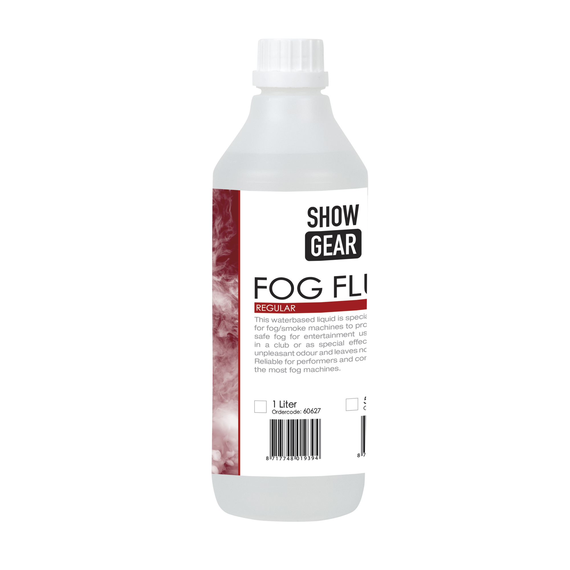 Showgear Fog Fluid Regular 1 litre - water-based 1 litri - a base di acqua