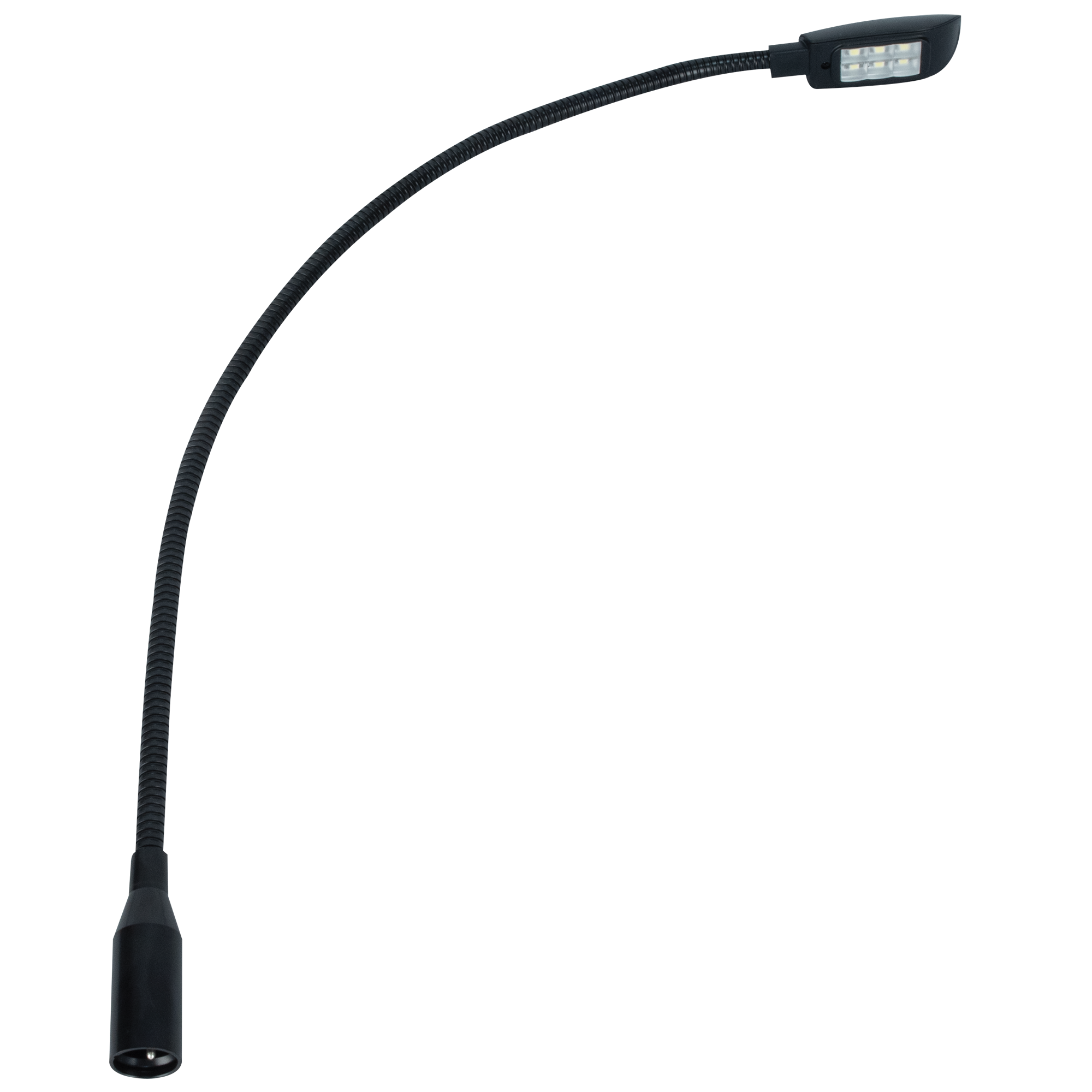 SHOWGEAR GooseLight XLR, CW 40 cm - 3-pin straight 40 cm - 3 pin dritto