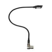 SHOWGEAR GooseLight XLR, CW 40 cm - 3-pin right-angled 40 cm - 3 pin ad angolo retto