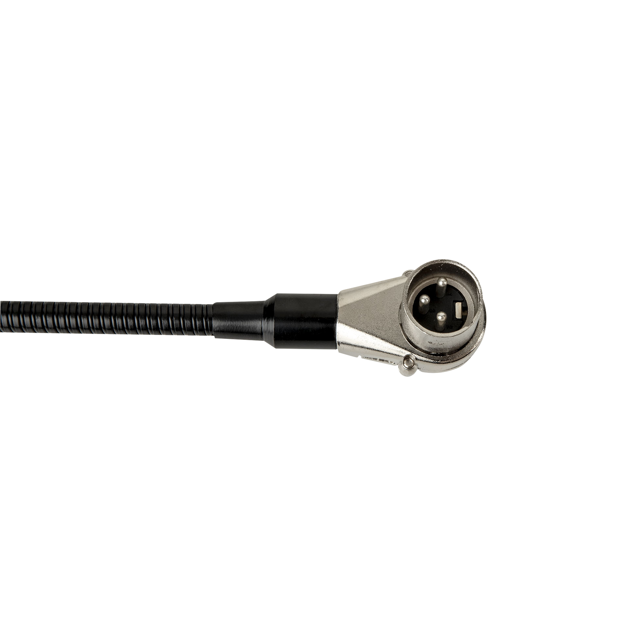 SHOWGEAR GooseLight XLR, CW 40 cm - 3-pin right-angled 40 cm - 3 pin ad angolo retto