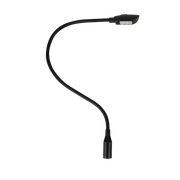 SHOWGEAR GooseLight XLR, CW 40 cm - 4-pin straight 40 cm - 4 pin dritto