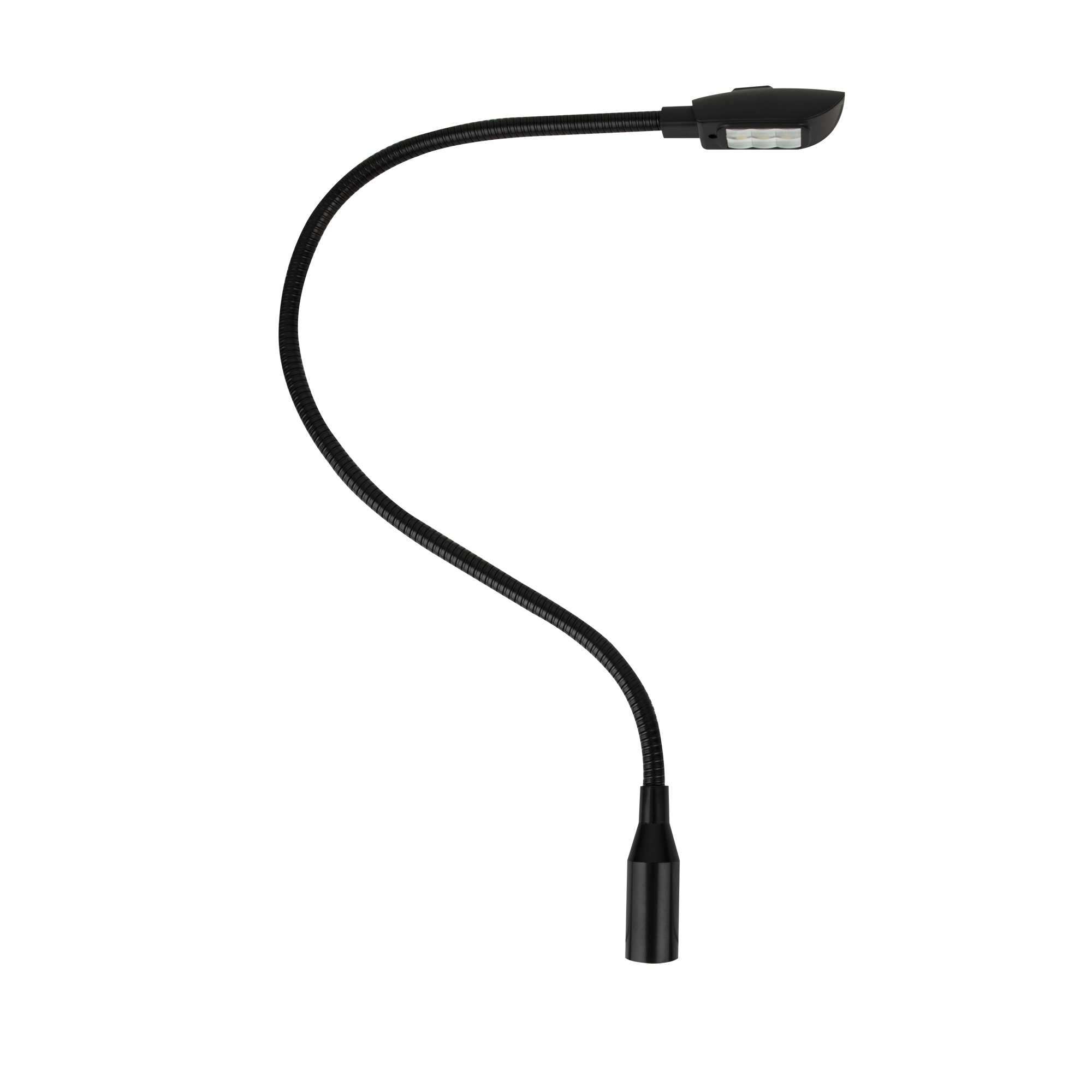 SHOWGEAR GooseLight XLR, CW 40 cm - 4-pin straight 40 cm - 4 pin dritto