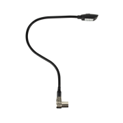 SHOWGEAR GooseLight XLR, CW 40 cm - 4-pin right-angled 40 cm - 4 pin ad angolo retto