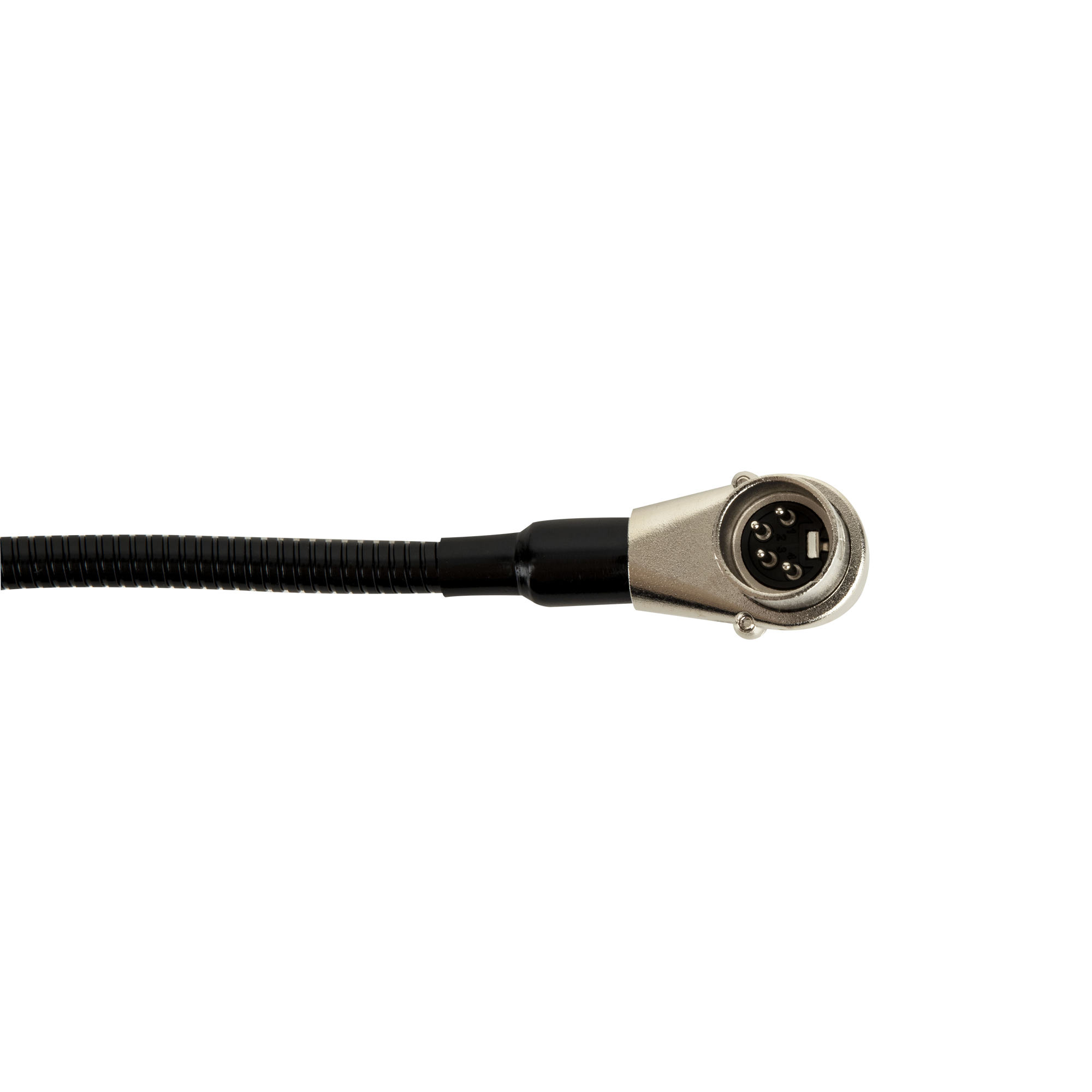 SHOWGEAR GooseLight XLR, CW 40 cm - 4-pin right-angled 40 cm - 4 pin ad angolo retto