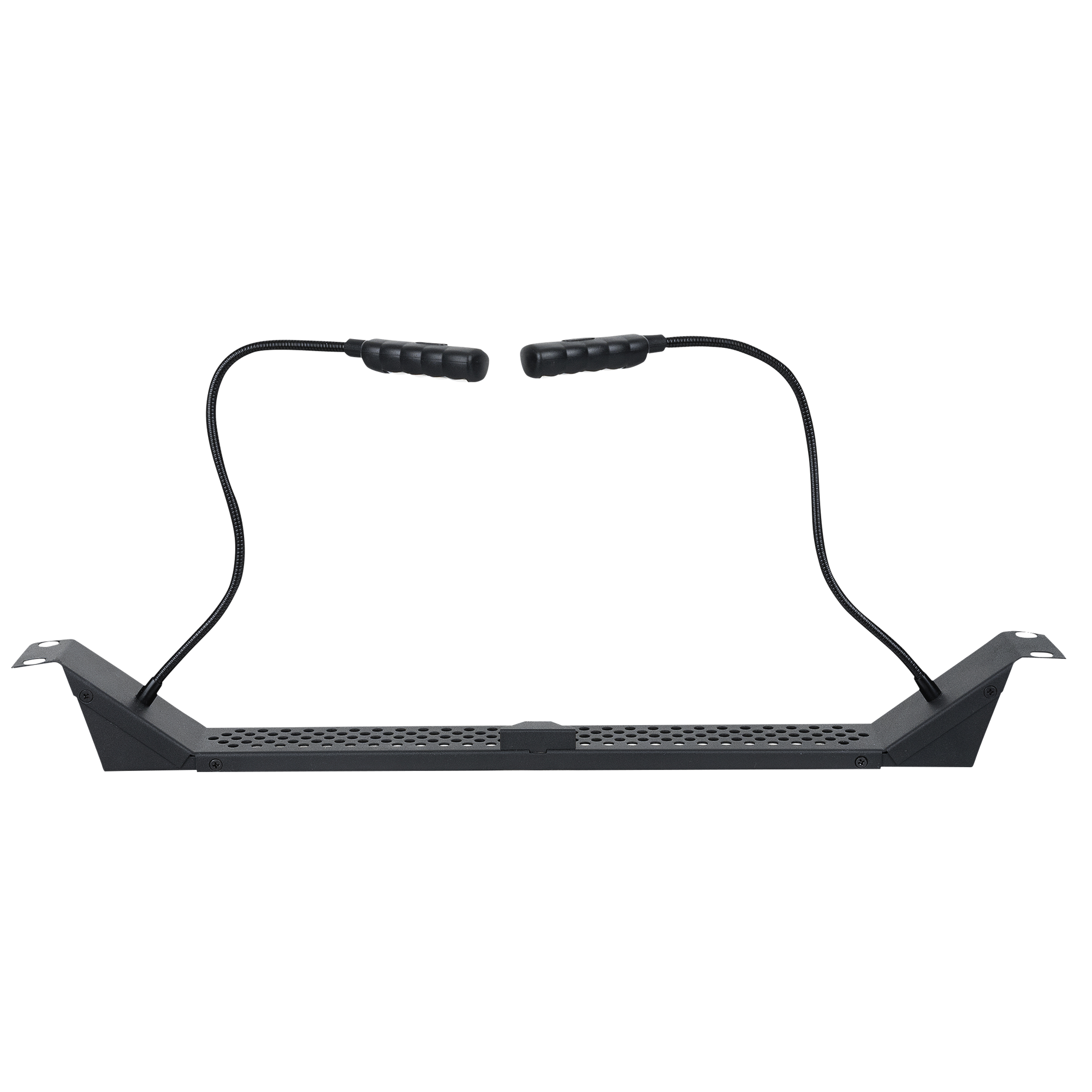 SHOWGEAR 19 Inch Rackmount Light 1U - 2x white goose LED 1U - 2x LED bianco a collo d’oca