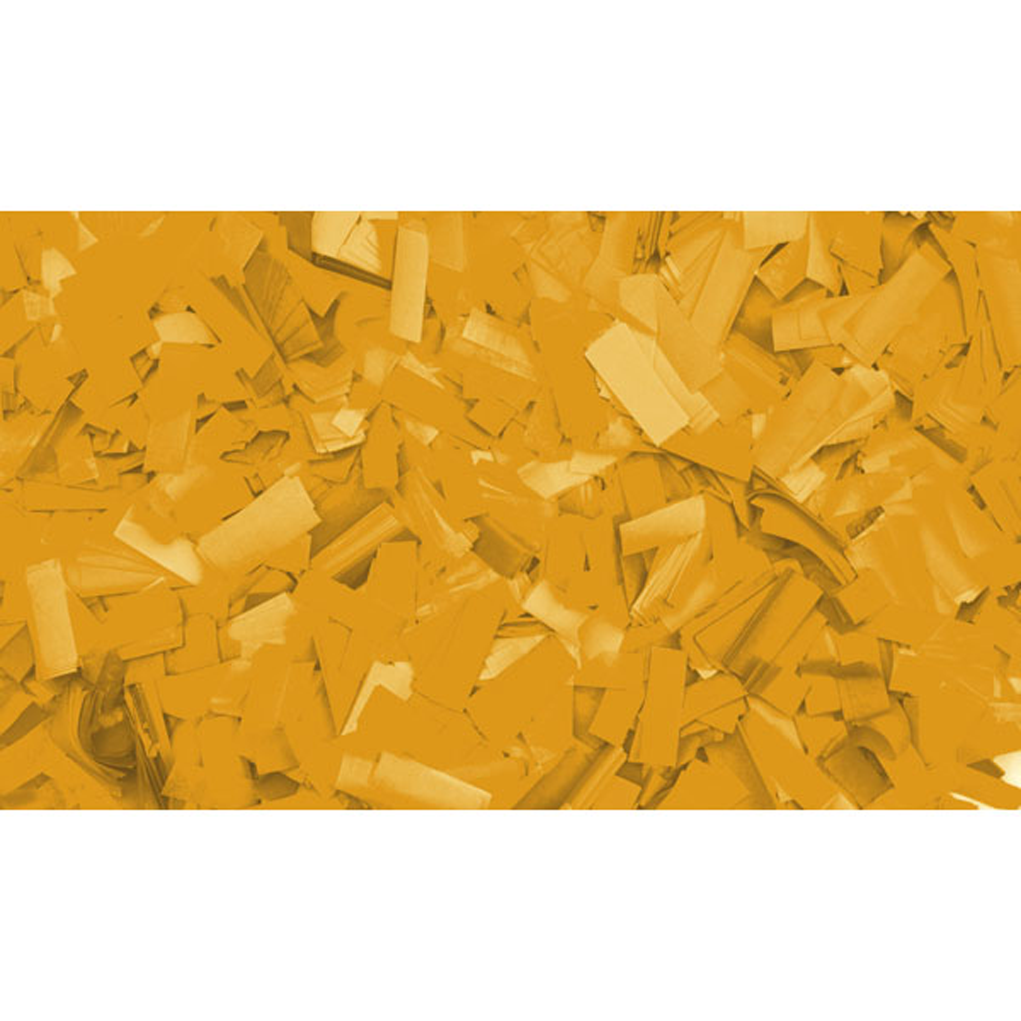 SHOWGEAR Neon Confetti - Rectangle Fluor orange, 55 x 17 mm, 1 kg, flameproof Arancione fluo, 55 x 17 mm, 1 kg, ignifugo