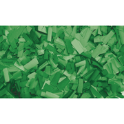 SHOWGEAR Confetti - Rectangle Green, 55 x 17 mm, 1 kg, flameproof and biodegradable Verde, 55 x 17 mm, 1 kg, ignifugo e biodegradabile