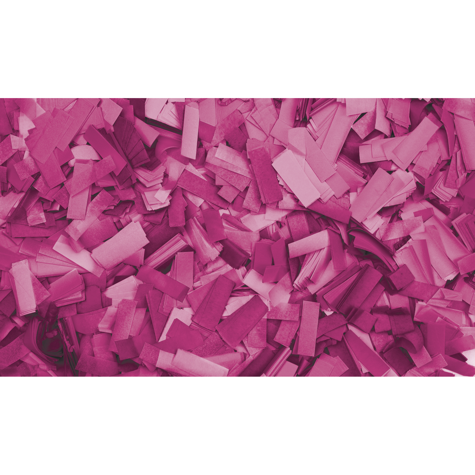 SHOWGEAR Confetti - Rectangle Pink, 55 x 17 mm, 1 kg, flameproof and biodegradable Rosa, 55 x 17 mm, 1 kg, ignifugo e biodegradabile