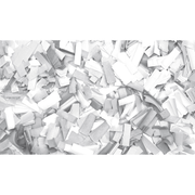 SHOWGEAR Confetti - Rectangle White, 55 x 17 mm, 1 kg, flameproof and biodegradable Bianco, 55 x 17 mm, 1 kg, ignifugo e biodegradabile