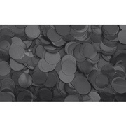 SHOWGEAR Confetti - Round Black, Ø 55 mm, 1 kg, flameproof and biodegradable Nero, Ø 55 mm, 1 kg, ignifugo e biodegradabile