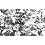 SHOWGEAR Metallic Confetti - Rectangle Silver, 55 x 17 mm, 1 kg, flameproof Argento, 55 x 17 mm, 1 kg, ignifugo