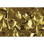 SHOWGEAR Metallic Confetti - Hearts Gold, Ø 55 mm, 1 kg, flameproof Oro, Ø 55 mm, 1 kg, ignifugo