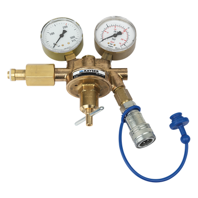 SHOWTEC CO₂ Q-Lock Regulator 1 x Female Q-Lock 1x Q-Lock femmina