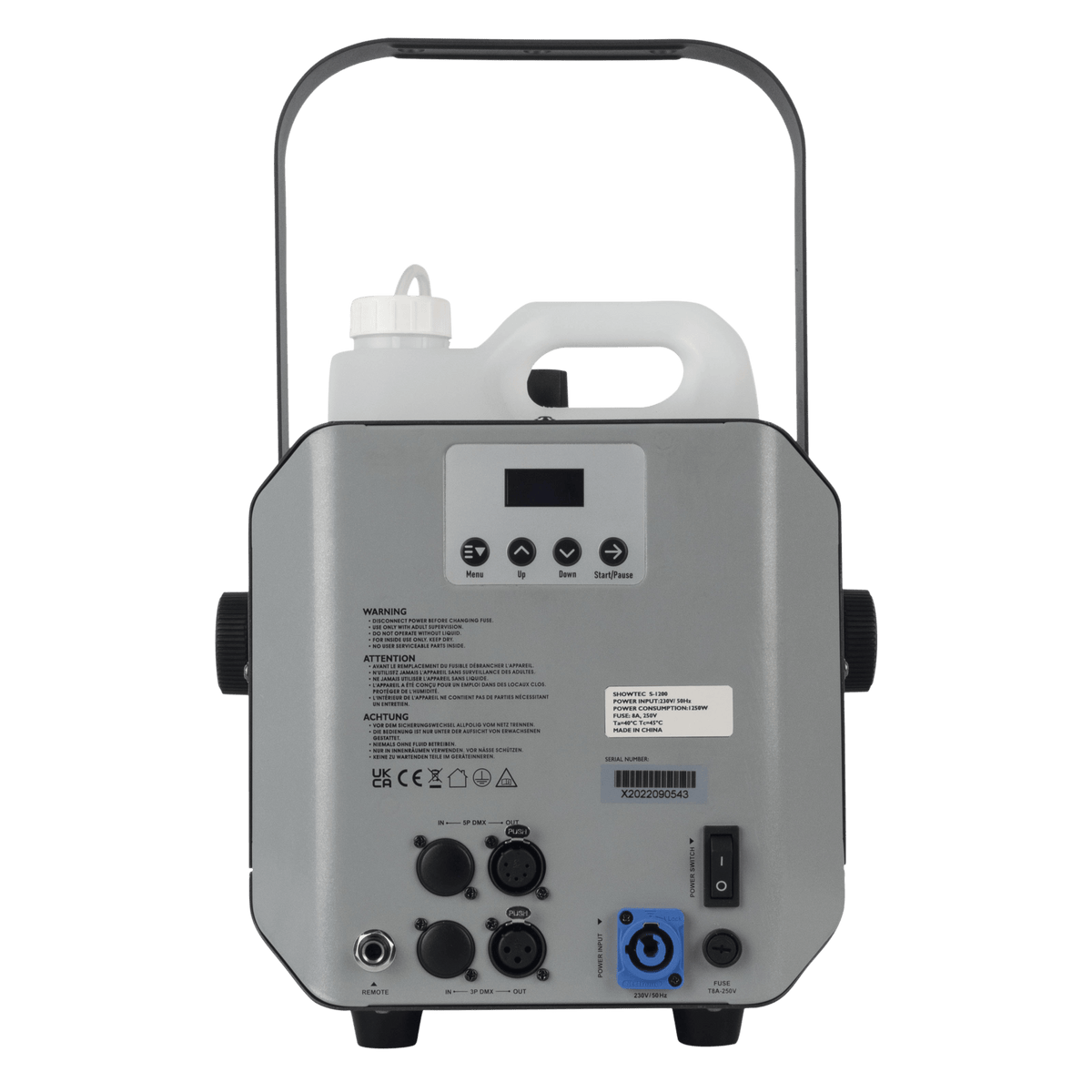 Showtec Stellar S-1200 Snow Machine Máquina de nieve de 1200 W