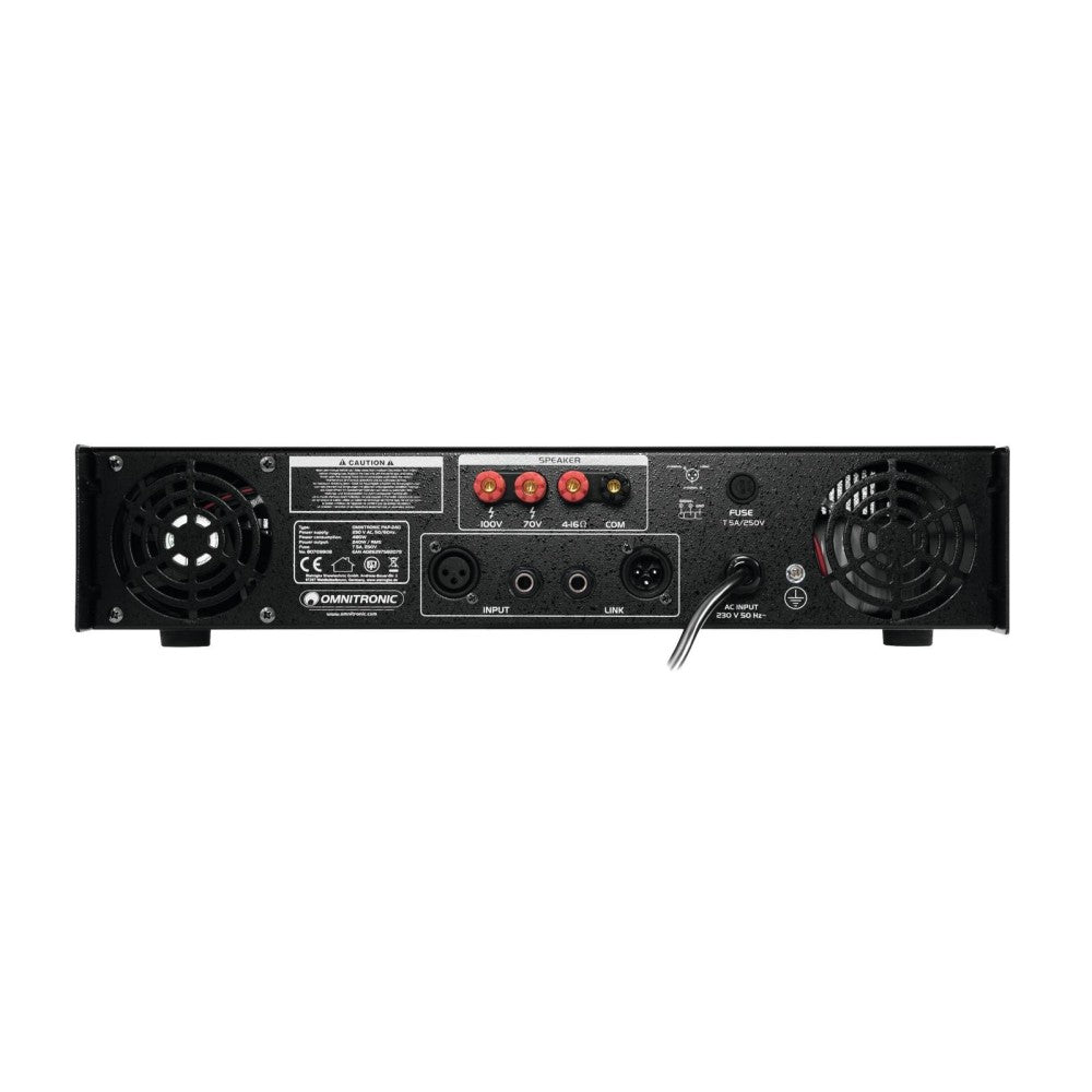 OMNITRONIC PAP-240 Amplificador mono de 240 vatios