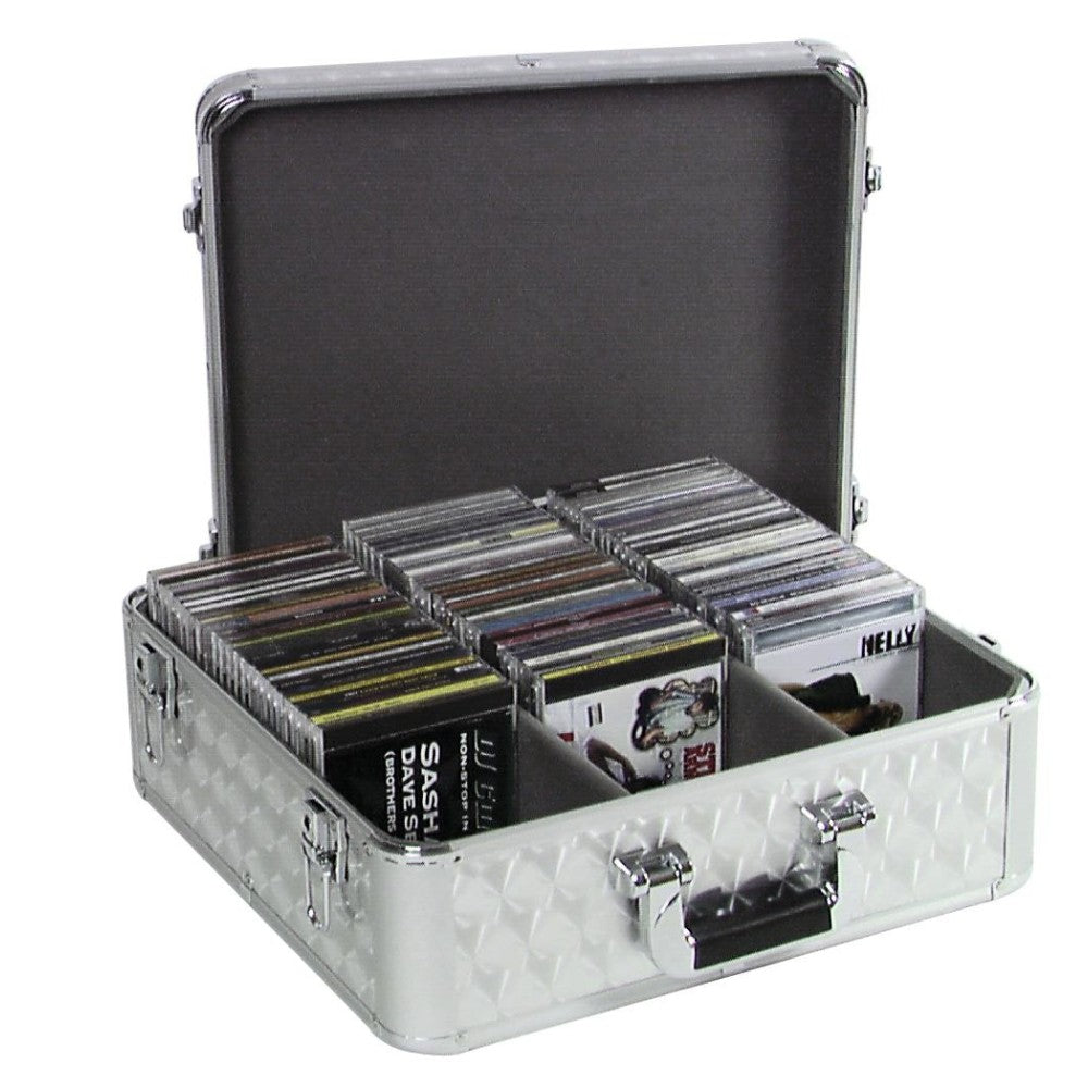Roadinger Flightcase per 100 CD Cromata