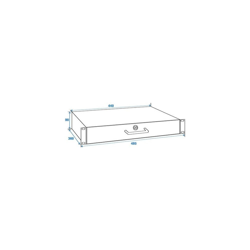 OMNITRONIC 2U Rack Drawer