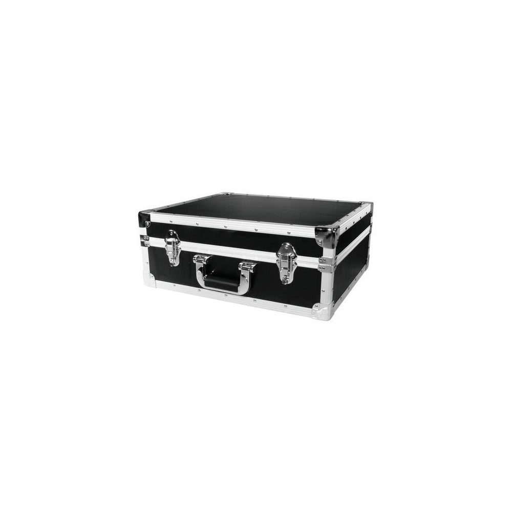 Roadinger Flightcase para Tocadiscos con Brazo en S Negro