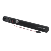 SHOWGEAR Electric Confetti Cannon 50 cm, red hearts, flameproof and biodegradable 50 cm, cuori rossi, ignifugo e biodegradabile