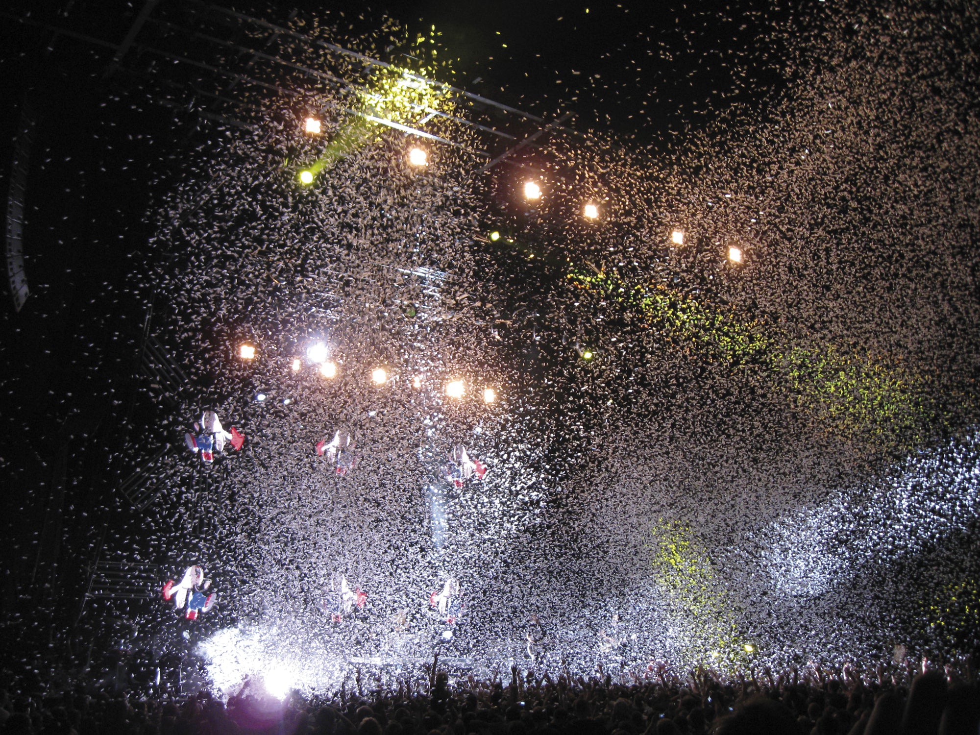 SHOWGEAR Electric Confetti Cannon 50 cm, white, flameproof and biodegradable 50 cm, bianco, ignifugo e biodegradabile