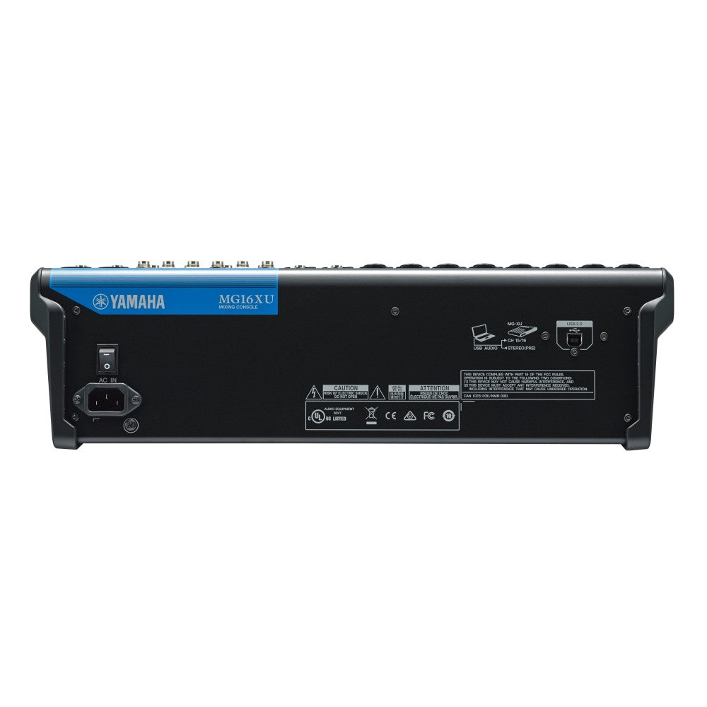 Mezclador pasivo Yamaha MG16XU de 16 canales con efectos y USB