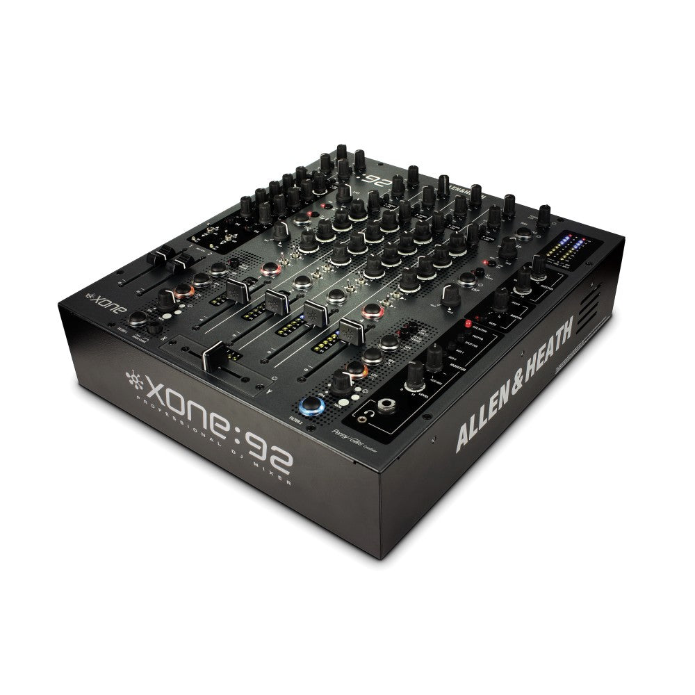 ALLEN & HEATH XONE 92 MEZCLADOR PARA DJ 6 CANALES 2 AUX 2 SALIDAS INDEPENDIENTES 2 VCF