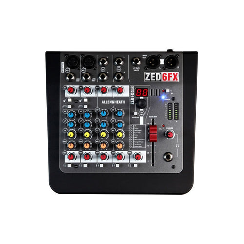 ALLEN & HEATH ZED 6FX 6-CHANNEL MIXER WITH EFFECTS