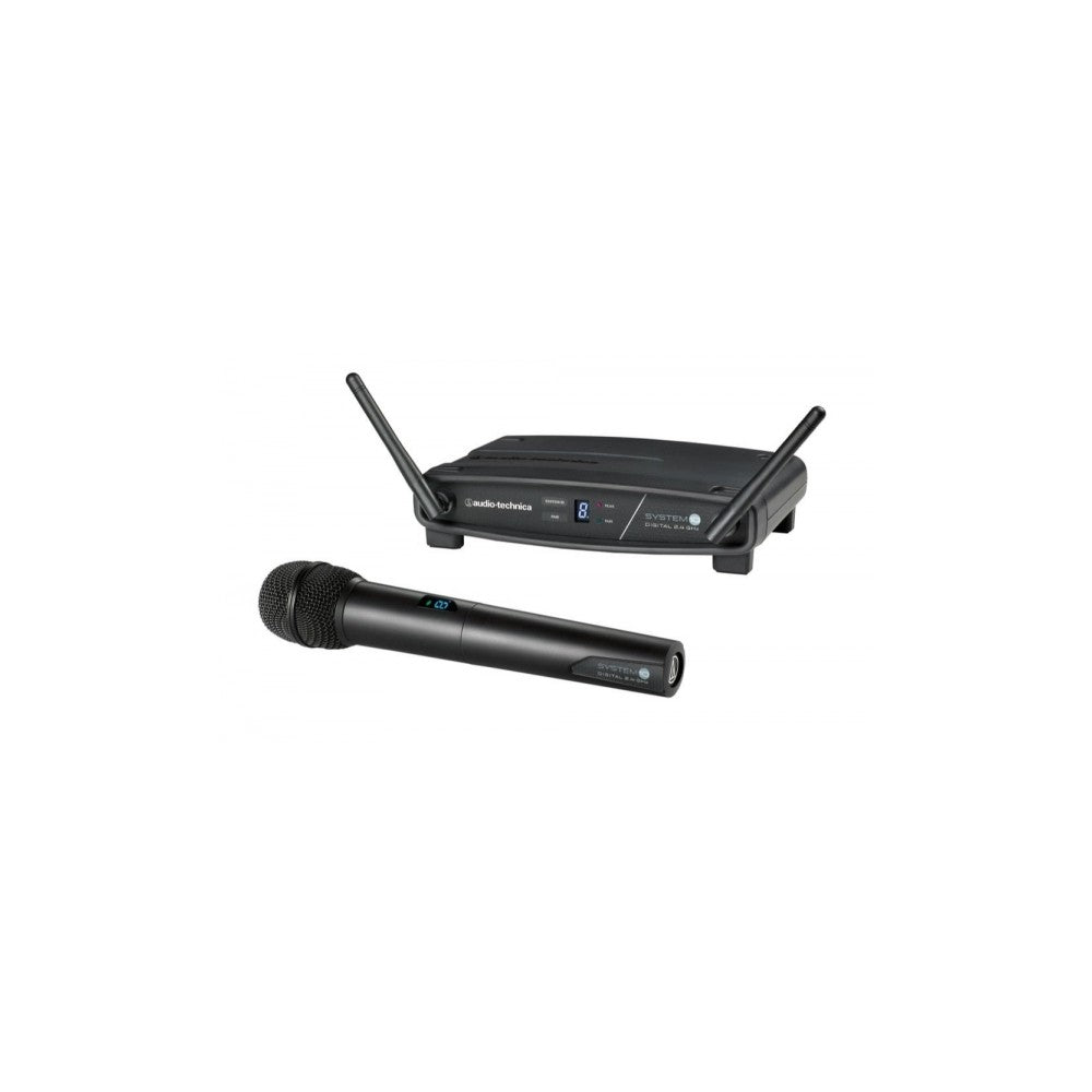 AUDIO TECHNICA ATW1102 RADIOMICROFONO BANDA 2,4 GHz RICEVITORE E TRASMETTITORE PALMARE 8 CANALI
