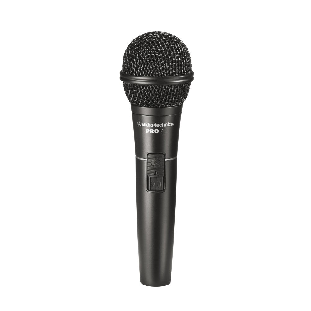 AUDIO TECHNICA PRO41 MICROFONO DINAMICO CARDIOIDE PER VOCE + CUSTODIA + CAVO + CLAMP + ADATTATORE