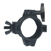 SHOWGEAR 50 mm Universal PVC Pipe Clamp SWL: 30 kg - PVC - black SWL: 30 kg - PVC - nero