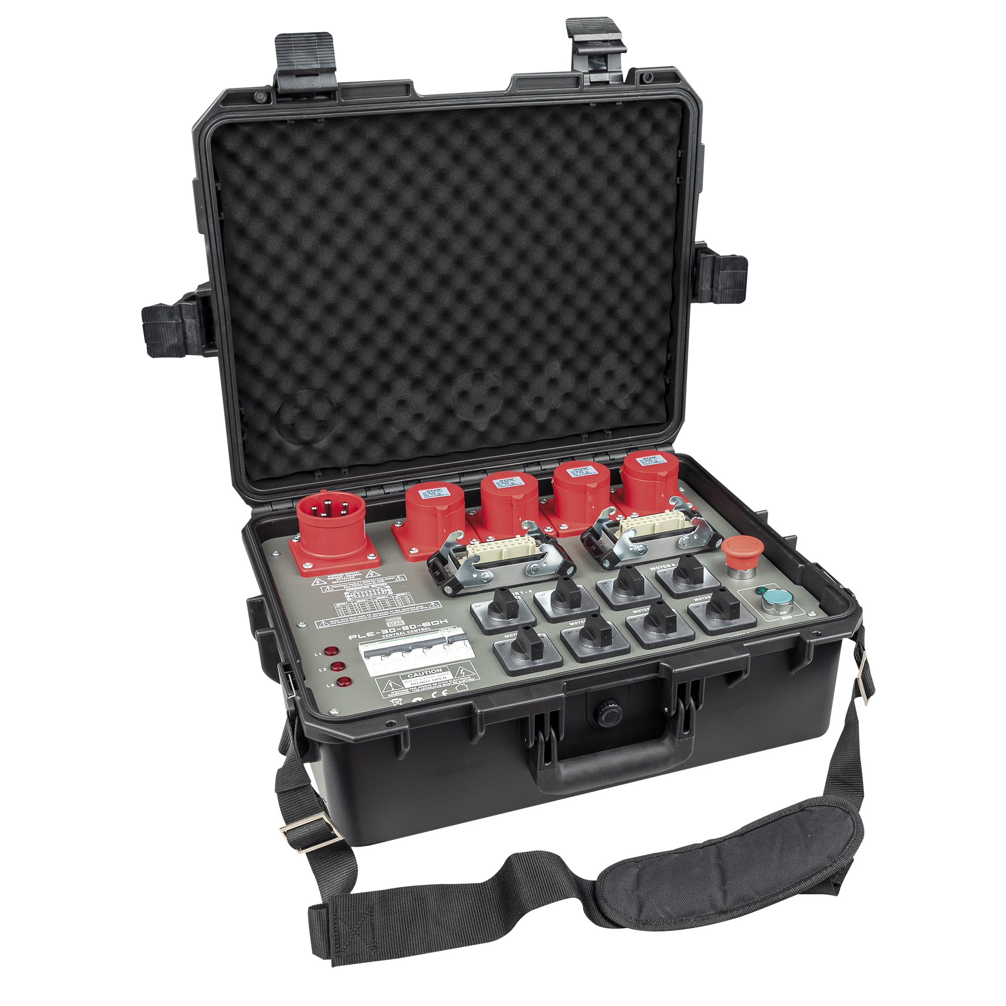 SHOWGEAR PLE-30-80 Direct Control Chain Hoist Controller - Box version 8-Channel 8 canali