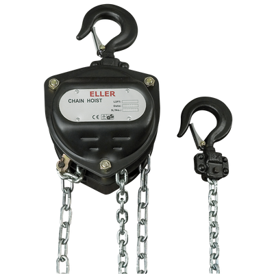 ELLER PH2 Manual Chain Hoist 1000 kg Lifting height 10 m - With overload protection Altezza di sollevamento 10 m - Con protezione da sovraccarico