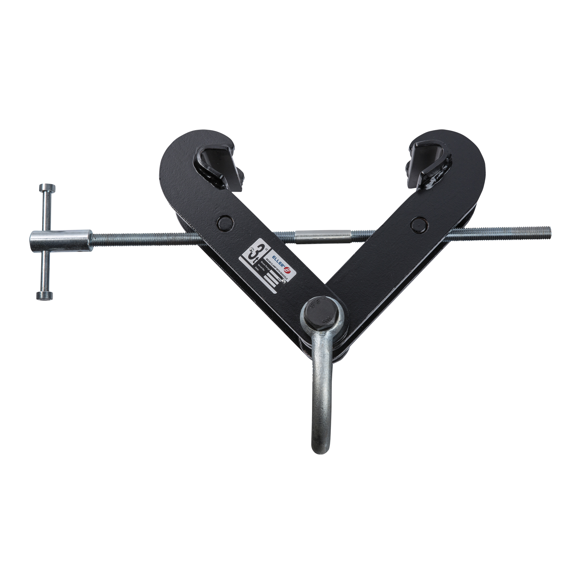 ELLER Beam Clamp with Shackle 3 Ton - 76 - 190 mm 3 tonnellata - 76 - 190 mm