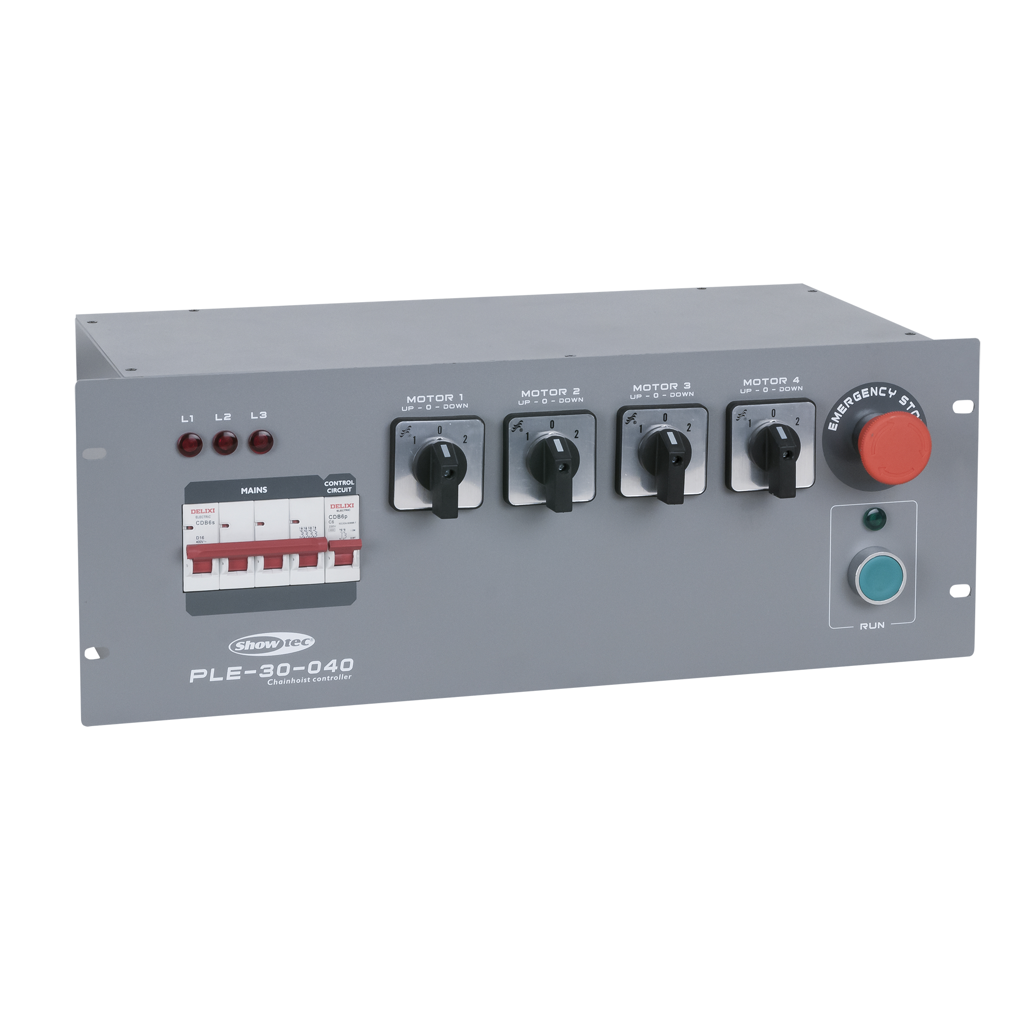 SHOWGEAR PLE-30-040 - Direct Control Chain Hoist Controller 4-Channel 4 canali