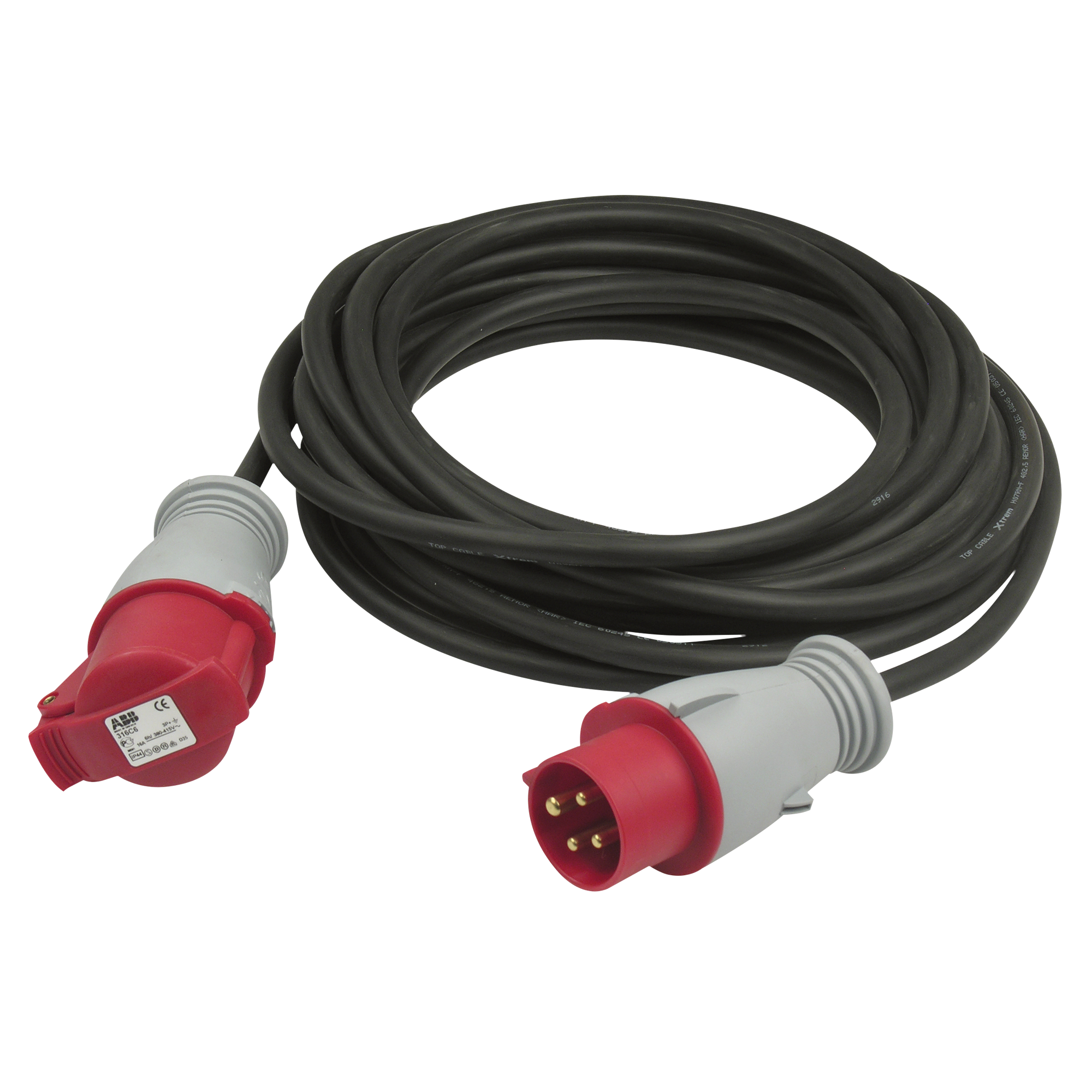 DAP Motor cable CEE 4P 16 A Red 20 m 20 m