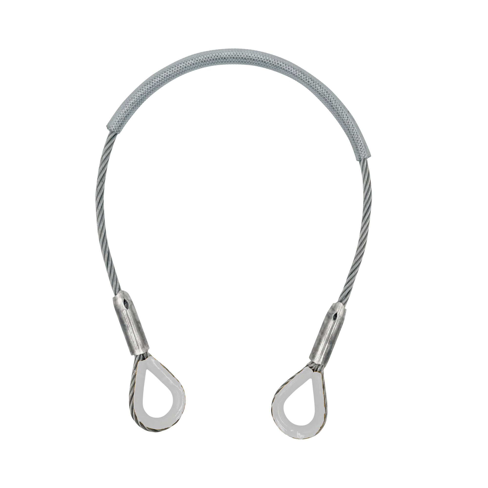 ELLER Steel 1 Ton WLL + PVC - 10 mm 6 x 36 WS Core Working length 3 m Lunghezza di funzionamento 3 m
